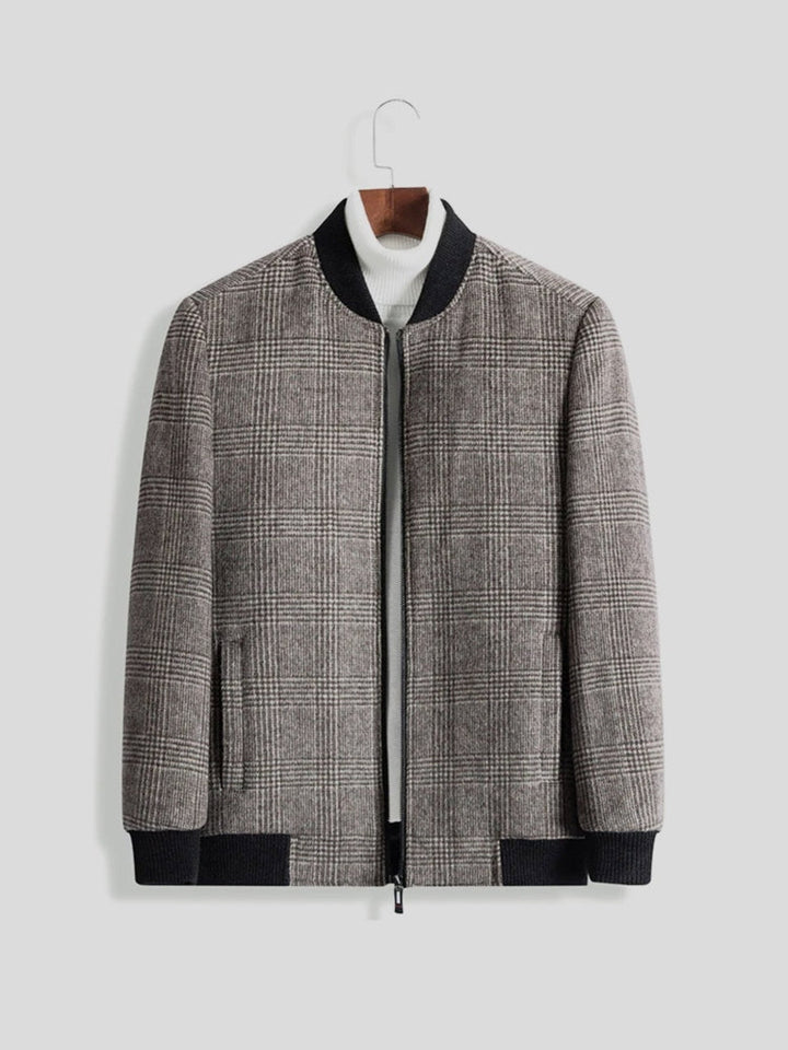 Men's Wool Bomber Jacket