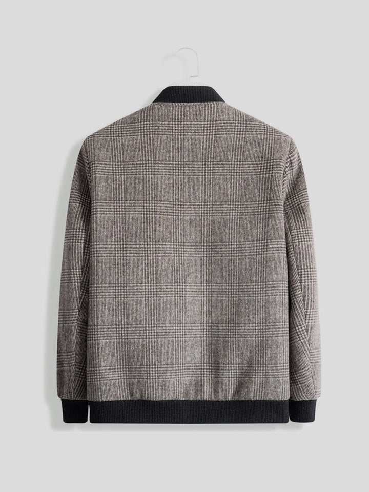 Men's Wool Bomber Jacket