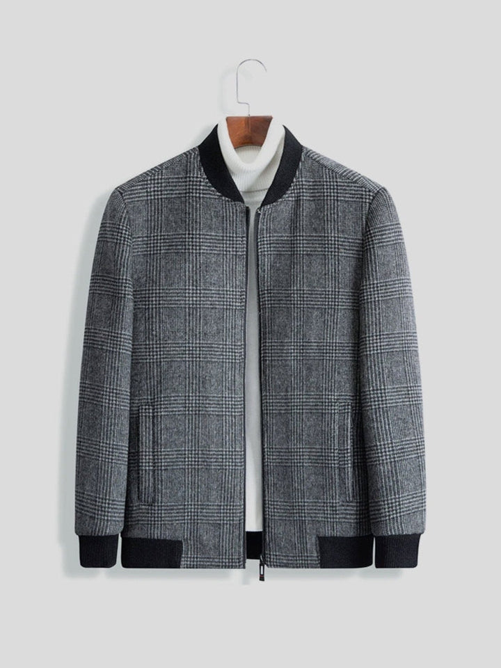 Men's Wool Bomber Jacket