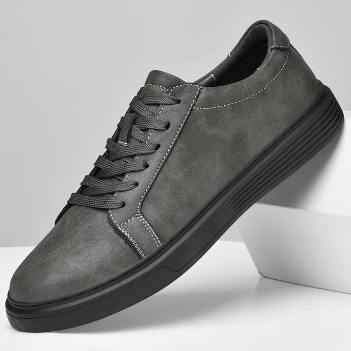 Men's Genuine Leather Sneakers Casual Dress Shoes