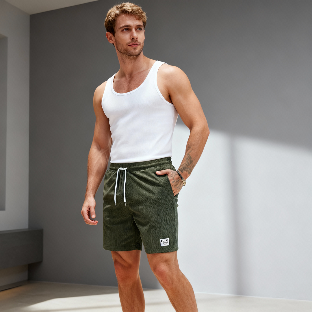 Men's Linen Shorts Gym Casual Swim Trunks