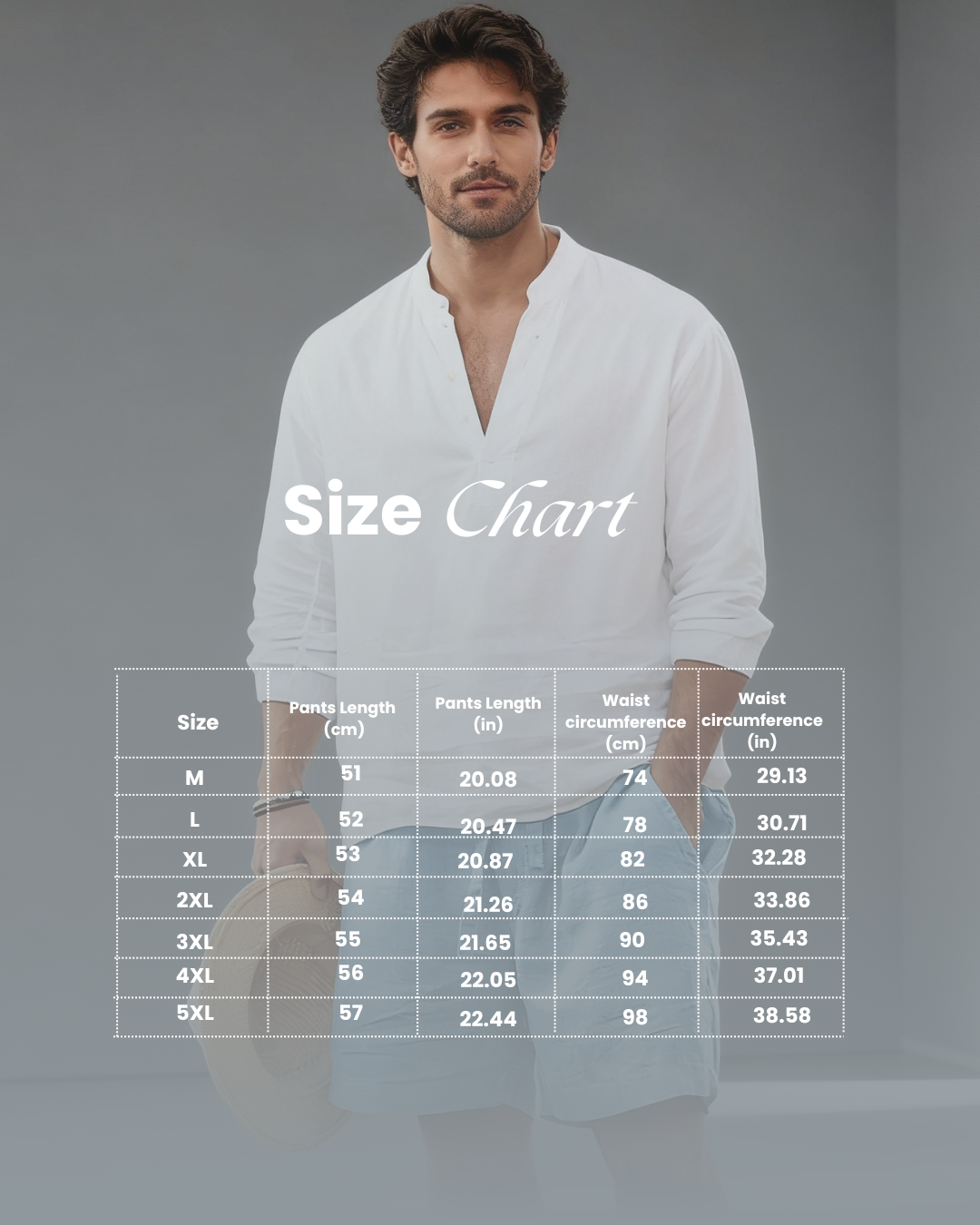 Men's Summer Cotton Linen Shorts