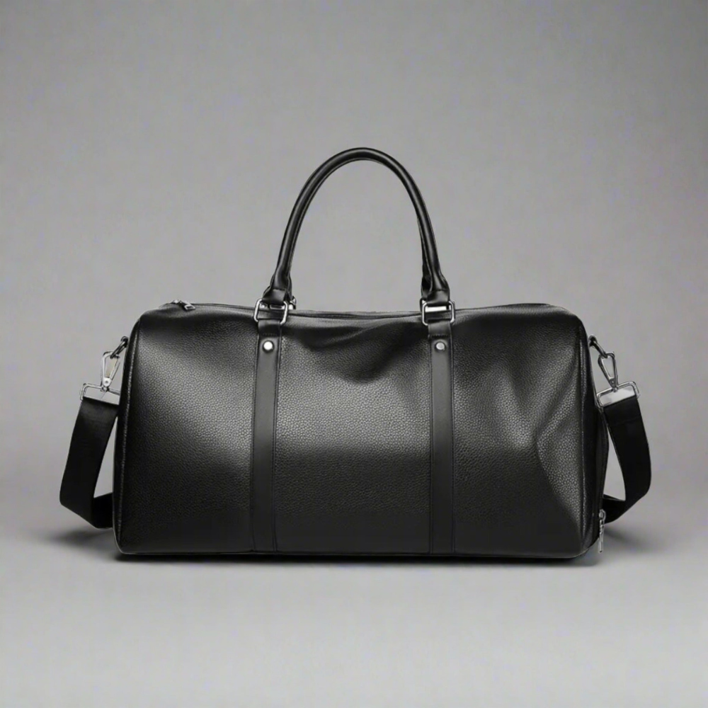 Duffle Bag Men's Leather Travel Carry-on Hand Luggage