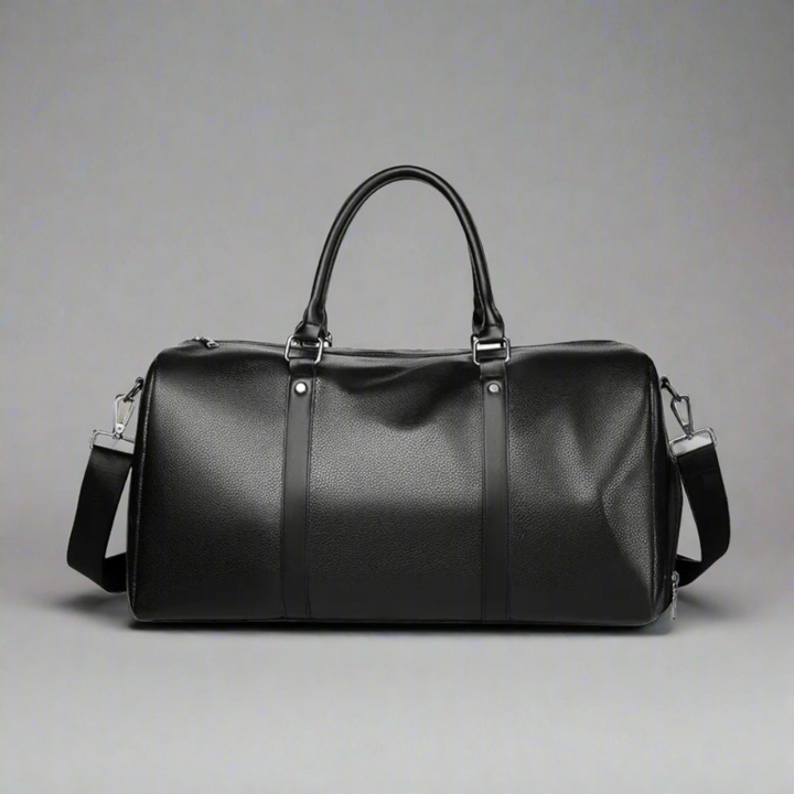 Duffle Bag Men's Leather Travel Carry-on Hand Luggage