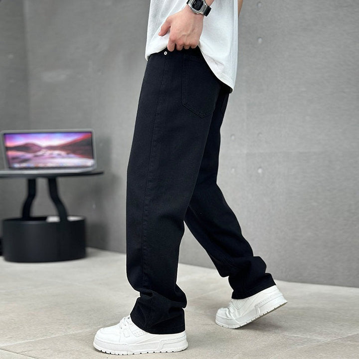 Jeans Men's Denim Baggy Wide Leg Relaxed Fit Pants