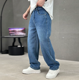 Jeans Men's Denim Baggy Wide Leg Relaxed Fit Pants