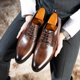 Men's Leather Derby Oxford Business Shoes