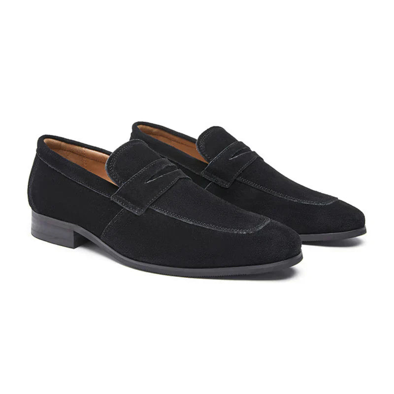 Men's Suede Penny Loafers Casual Formal Shoes