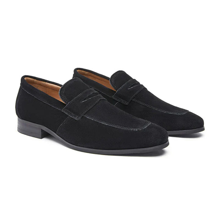 Men's Suede Penny Loafers Casual Formal Shoes