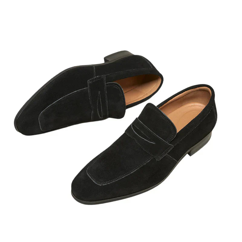 Men's Suede Penny Loafers Casual Formal Shoes