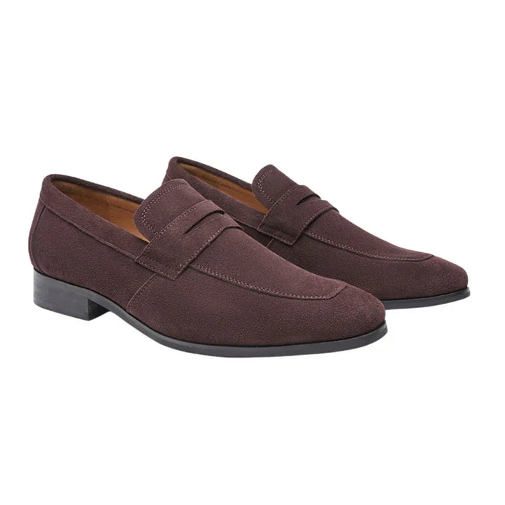 Men's Suede Penny Loafers Casual Formal Shoes