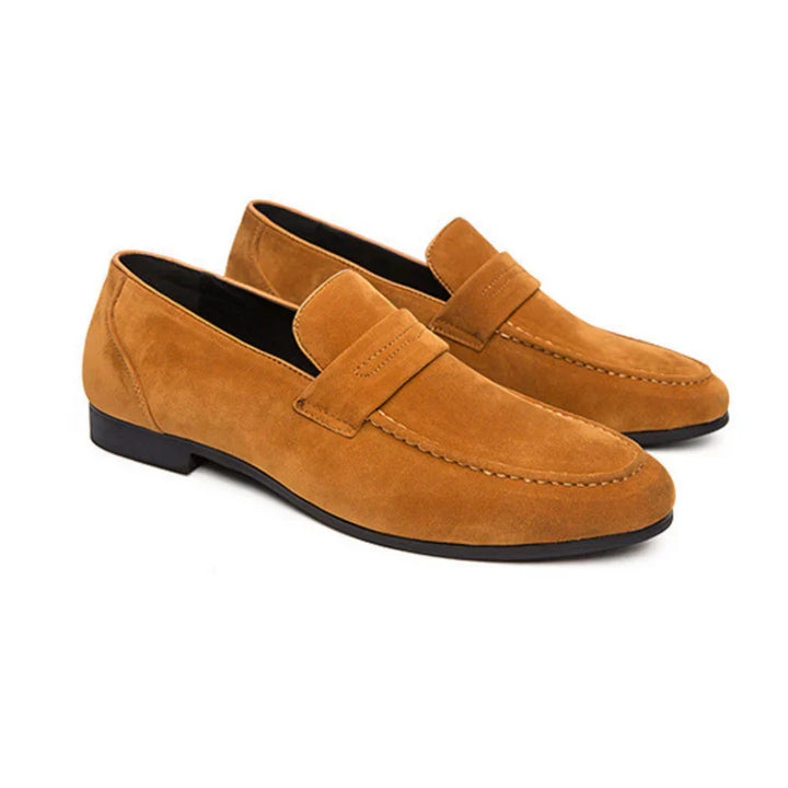 Men's Suede Penny Loafers Casual Formal Shoes