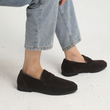 Men's Suede Penny Loafers Casual Formal Shoes