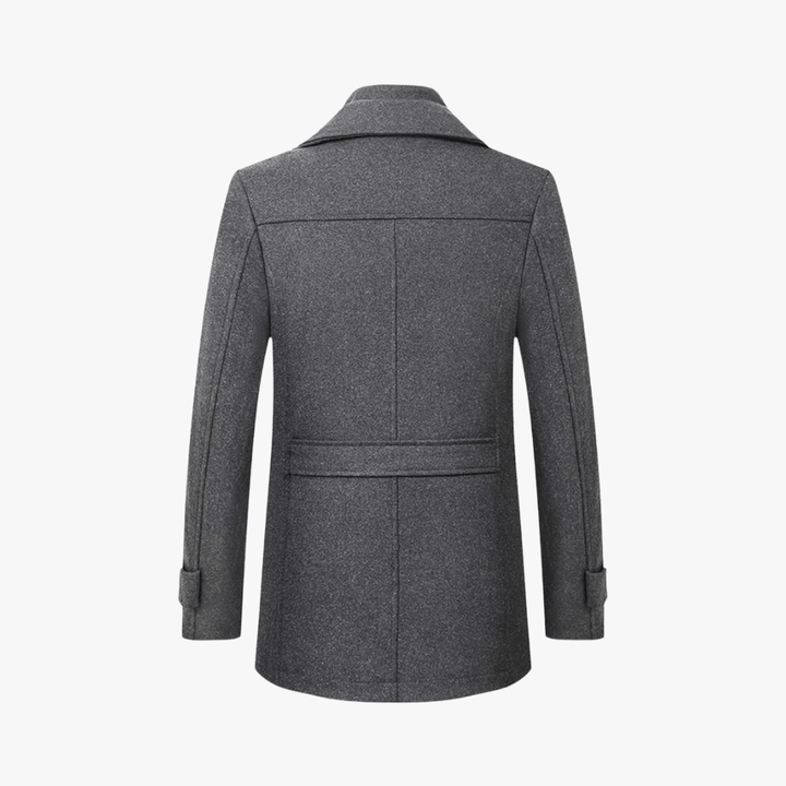 Men's Overcoat Wool Pea Coat Casual Jacket