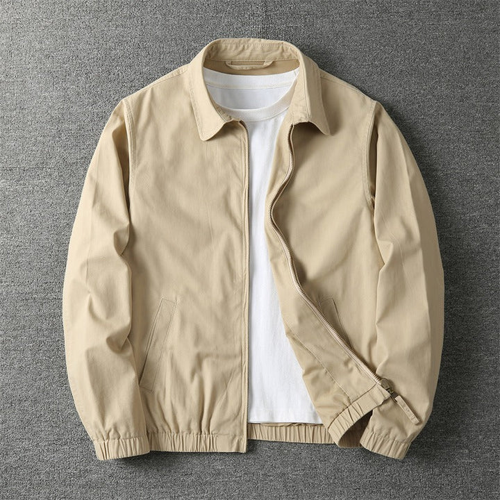 Men's Nylon Bomber Jacket Windbreaker Casual Coat