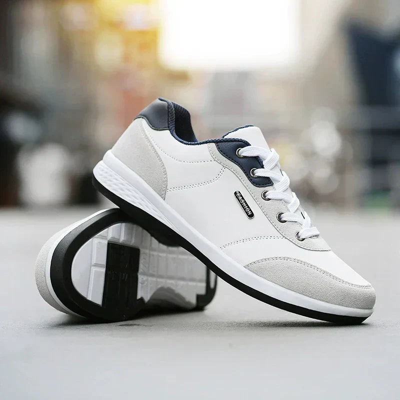 Men's Leather Athletic Support Sneakers