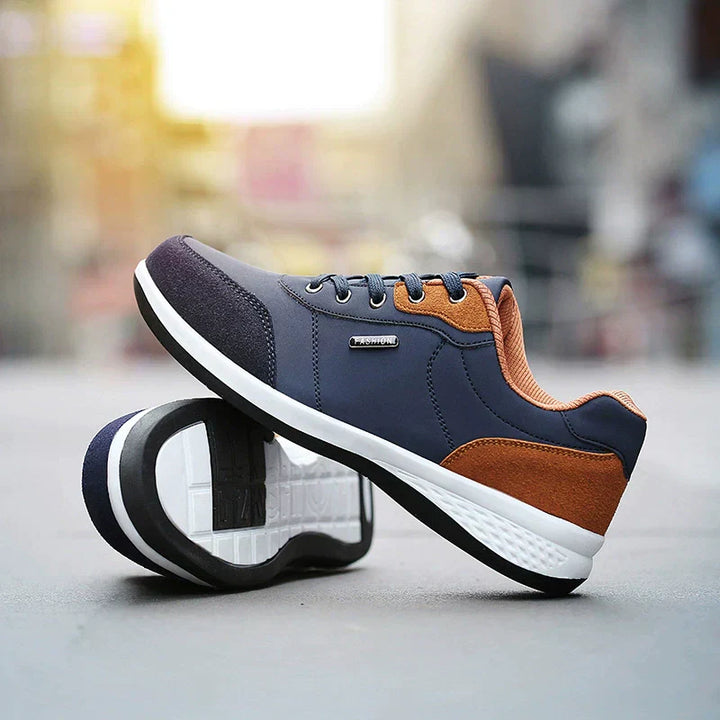 Men's Leather Athletic Support Sneakers