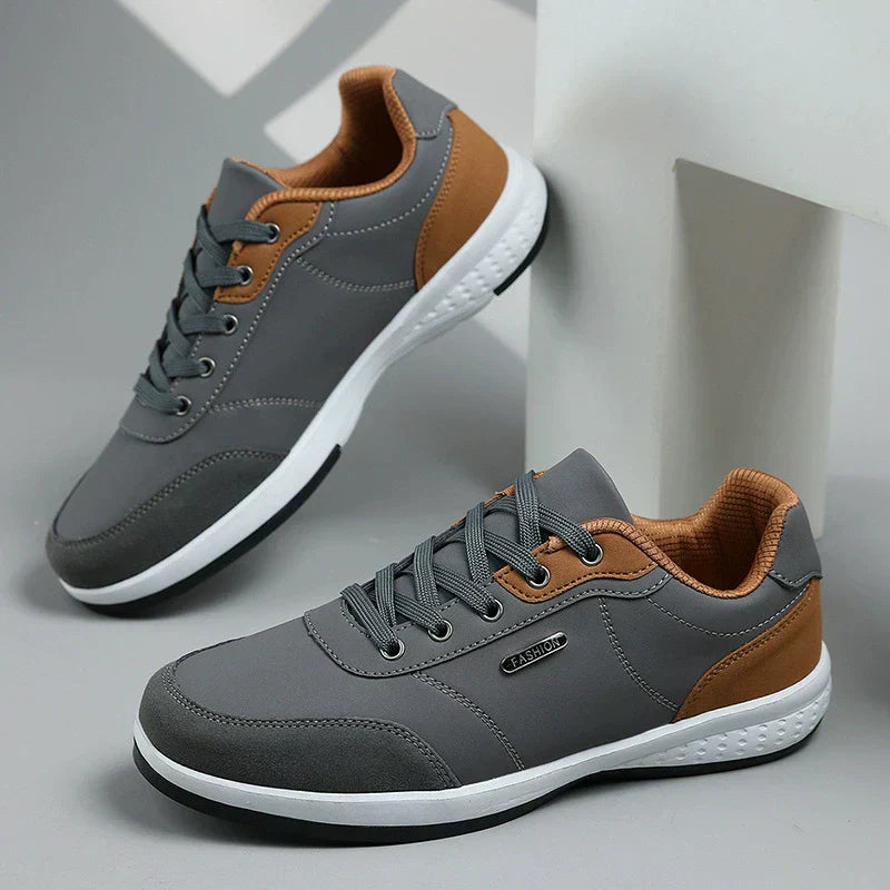 Men's Leather Athletic Support Sneakers