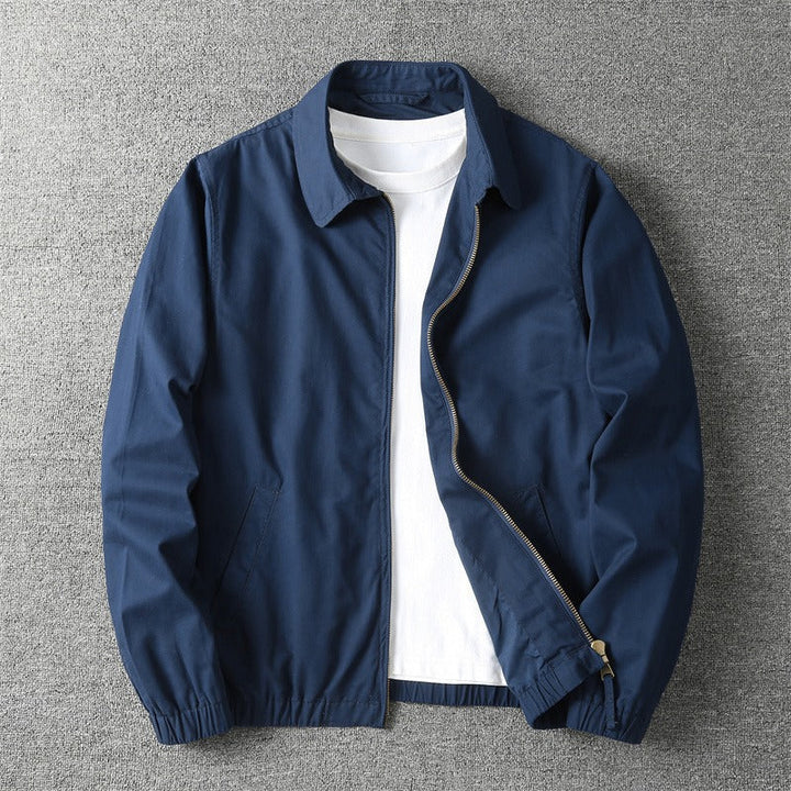 Men's Nylon Bomber Jacket Windbreaker Casual Coat