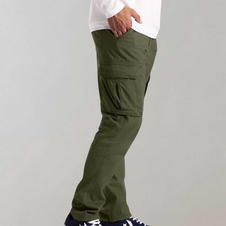 Men’s Lightweight Woolmix Cargo Pants Tapered Fit