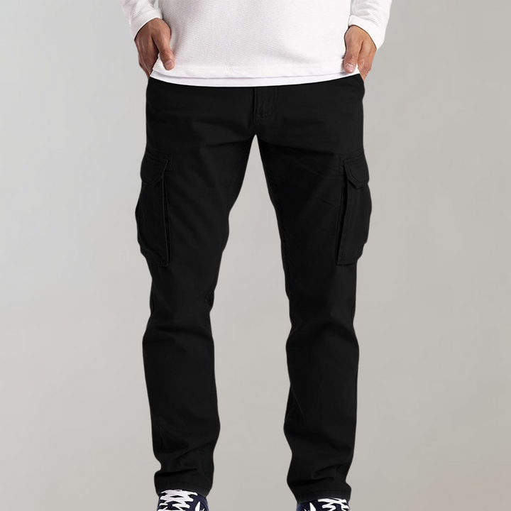 Men’s Lightweight Woolmix Cargo Pants Tapered Fit