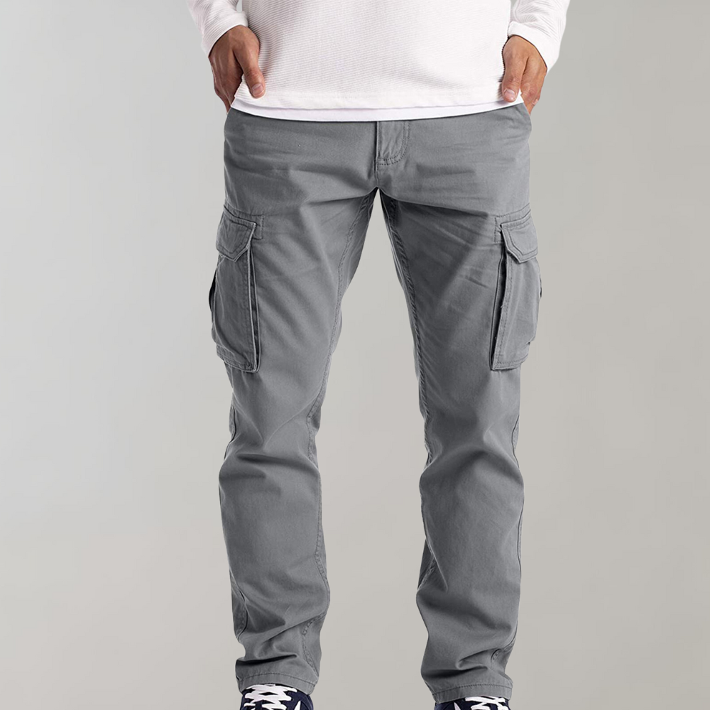 Men’s Lightweight Woolmix Cargo Pants Tapered Fit