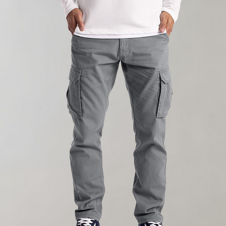 Men’s Lightweight Woolmix Cargo Pants Tapered Fit