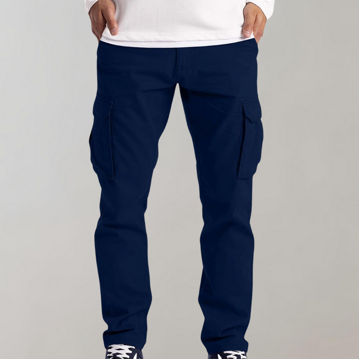 Men’s Lightweight Woolmix Cargo Pants Tapered Fit