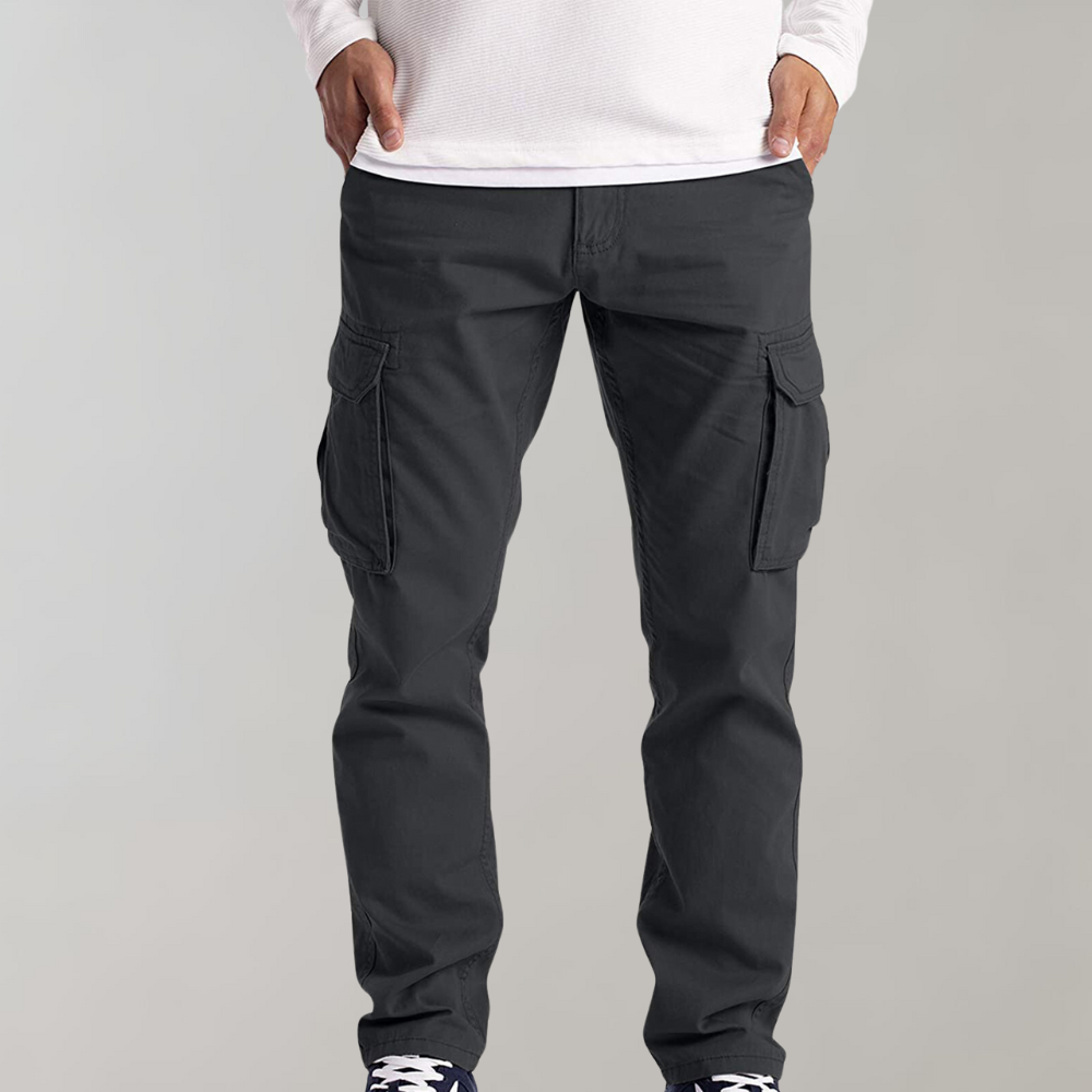 Men’s Lightweight Woolmix Cargo Pants Tapered Fit
