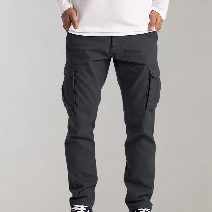 Men’s Lightweight Woolmix Cargo Pants Tapered Fit