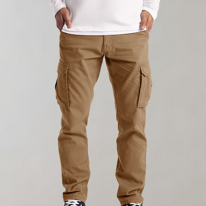 Men’s Lightweight Woolmix Cargo Pants Tapered Fit
