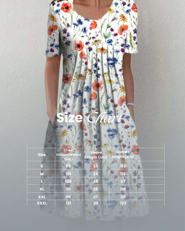 Midi Summer Dress | Playful Print | Comfortable fit