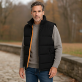 Men’s Fleece-Lined Quilted Puffer Gilet