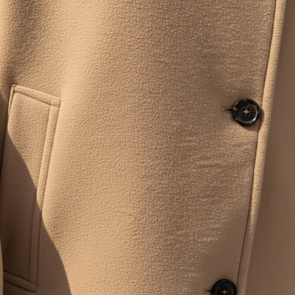 Women's Wool Blend Pea Coat Overcoat Jacket
