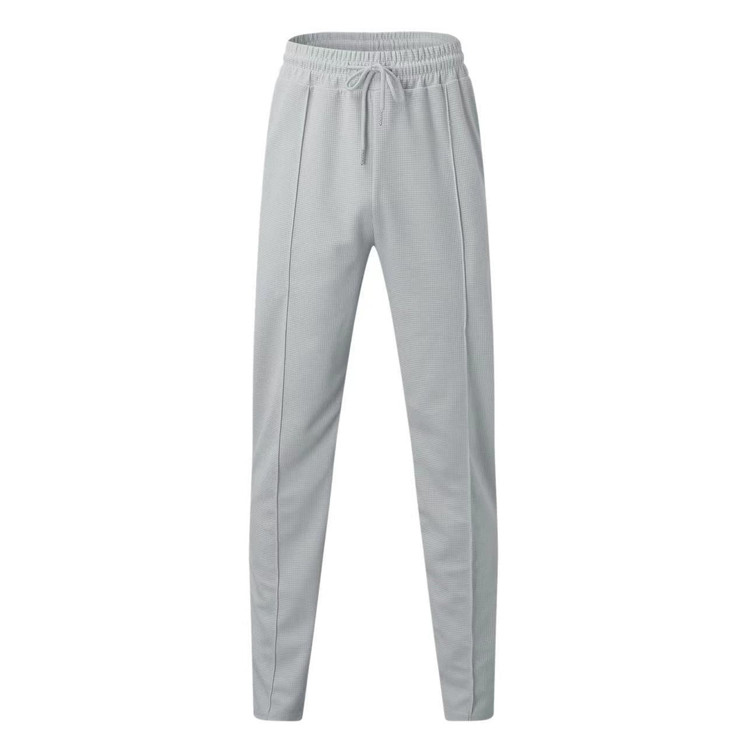 Men's Fleece Tracksuit Quarter Zip Long Sleeve Polo Shirt and Joggers Set