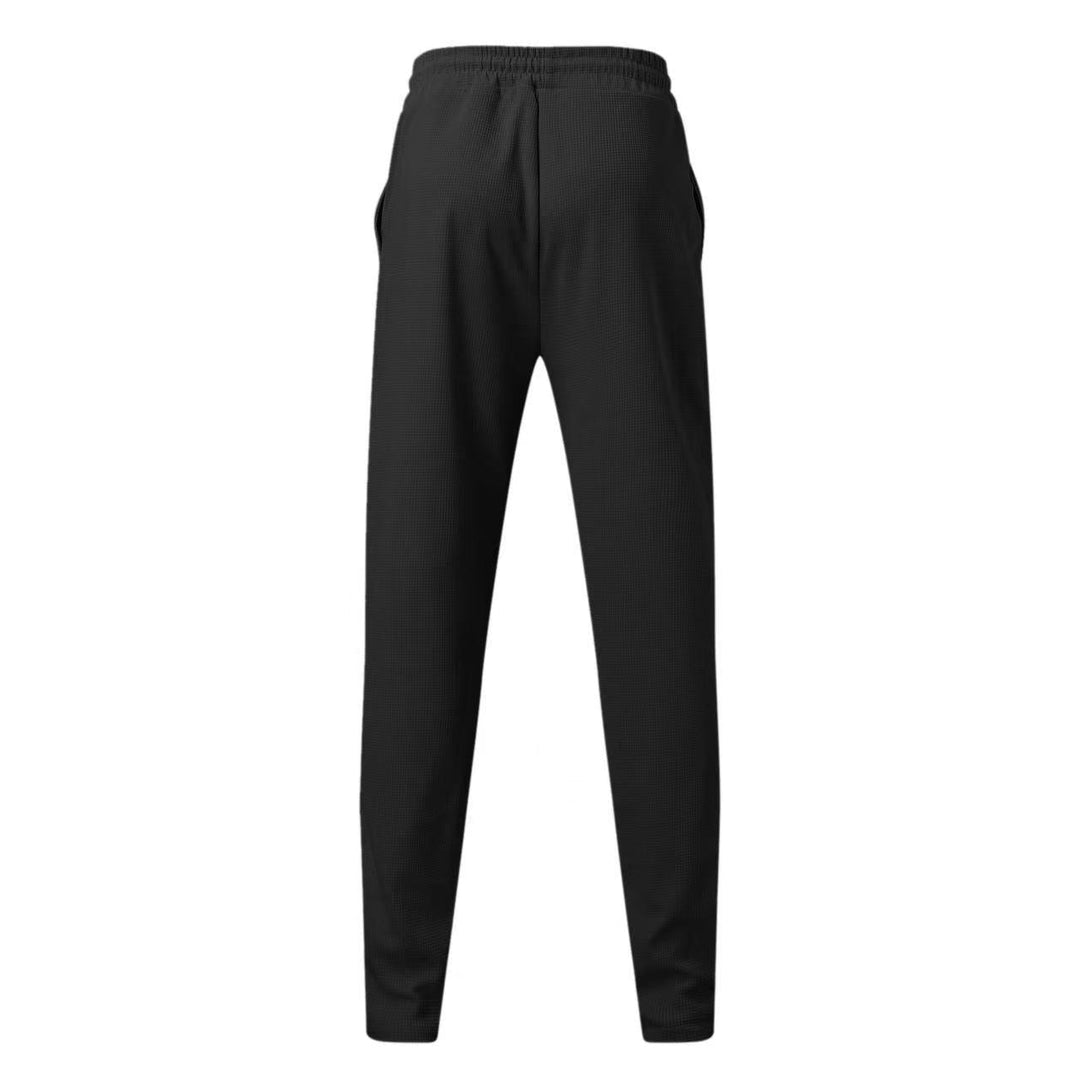 Men's Fleece Tracksuit Quarter Zip Long Sleeve Polo Shirt and Joggers Set