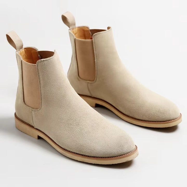 Men's Suede Leather Chelsea Boots