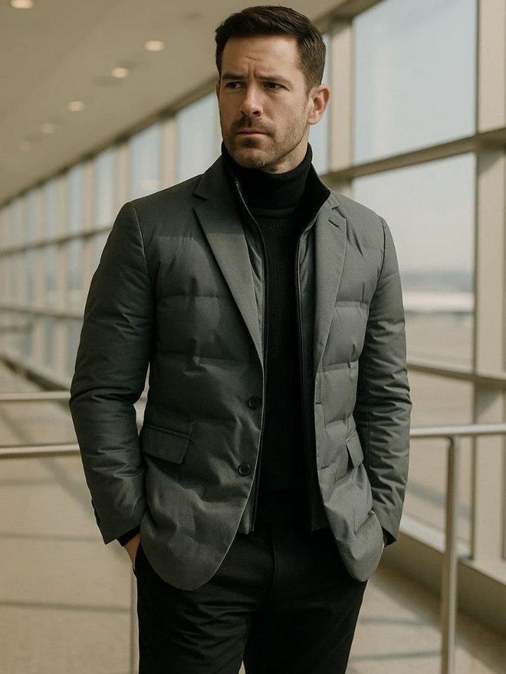 Men’s Fleece-Lined Puffer Jacket