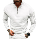 Men's Fleece Quarter-Zip Pullover Sweatshirt
