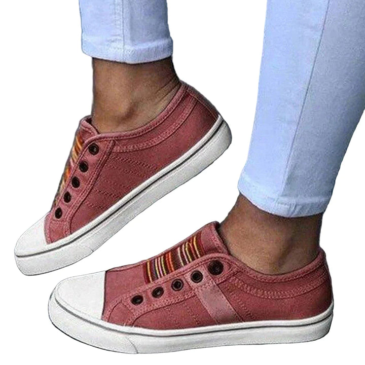 Women’s Leather Slip-On Sneakers