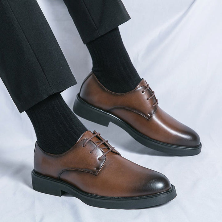 Men's Leather Derby Shoes Business Wear Dress Shoes