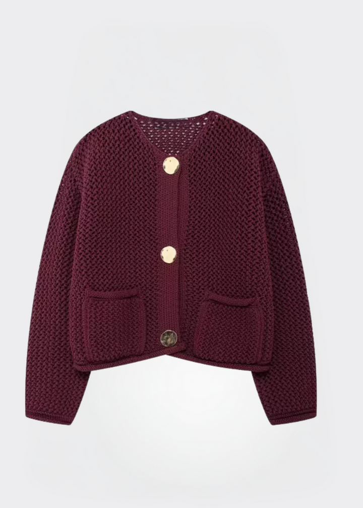 Women Cardigan Knitwear Wool Mix Sweater