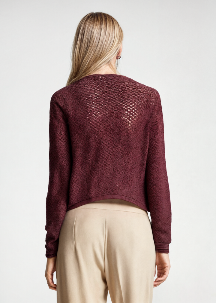 Women Cardigan Knitwear Wool Mix Sweater