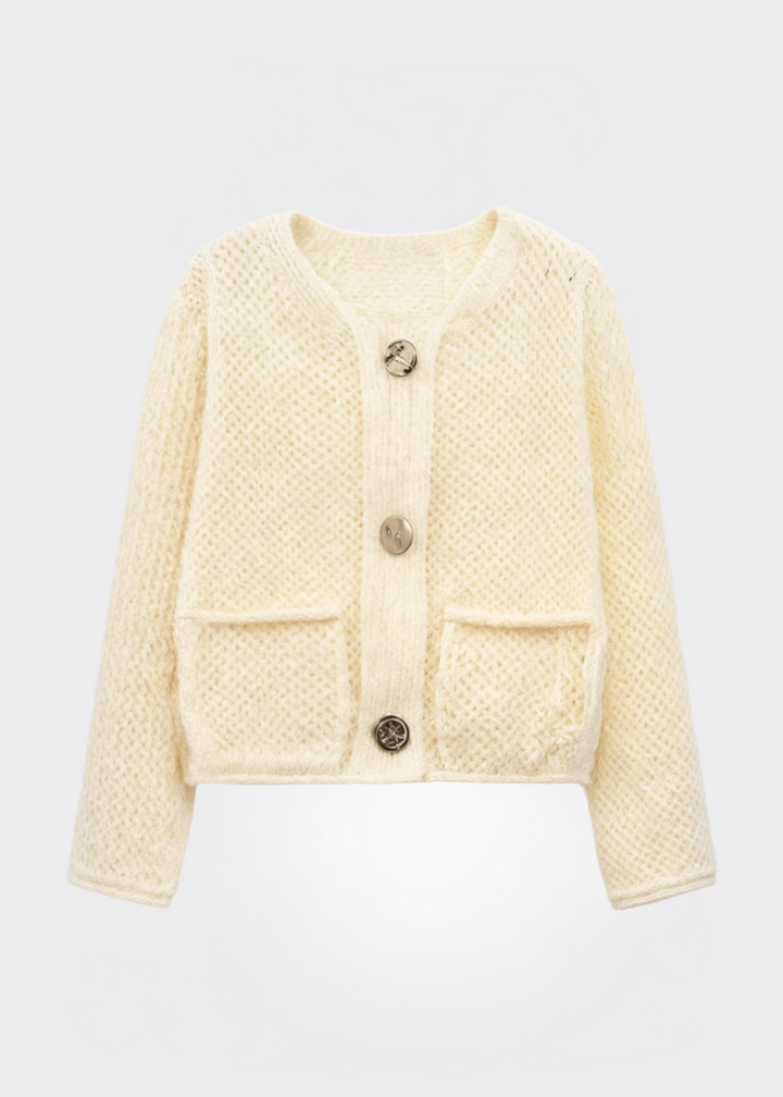 Women Cardigan Knitwear Wool Mix Sweater