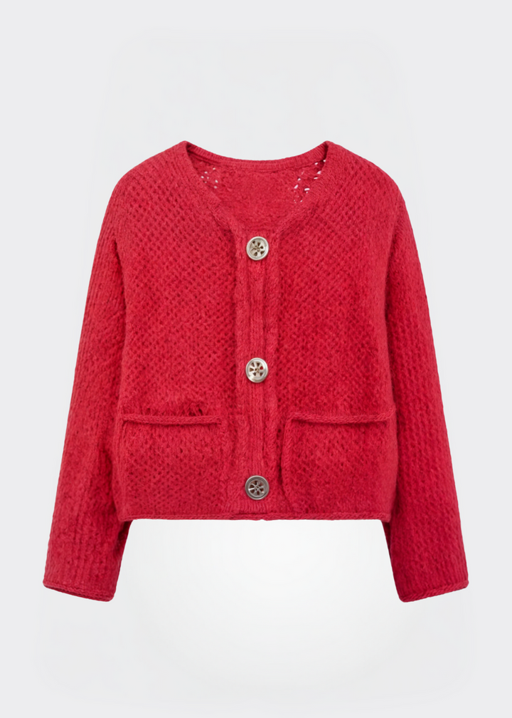 Women Cardigan Knitwear Wool Mix Sweater