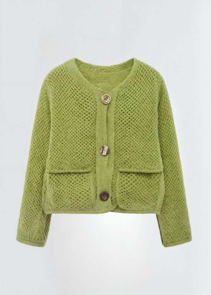 Women Cardigan Knitwear Wool Mix Sweater