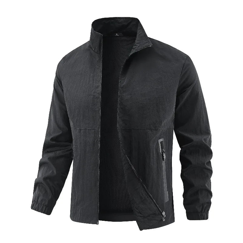 Men's Lightweight Tailored Nylon Casual Jacket