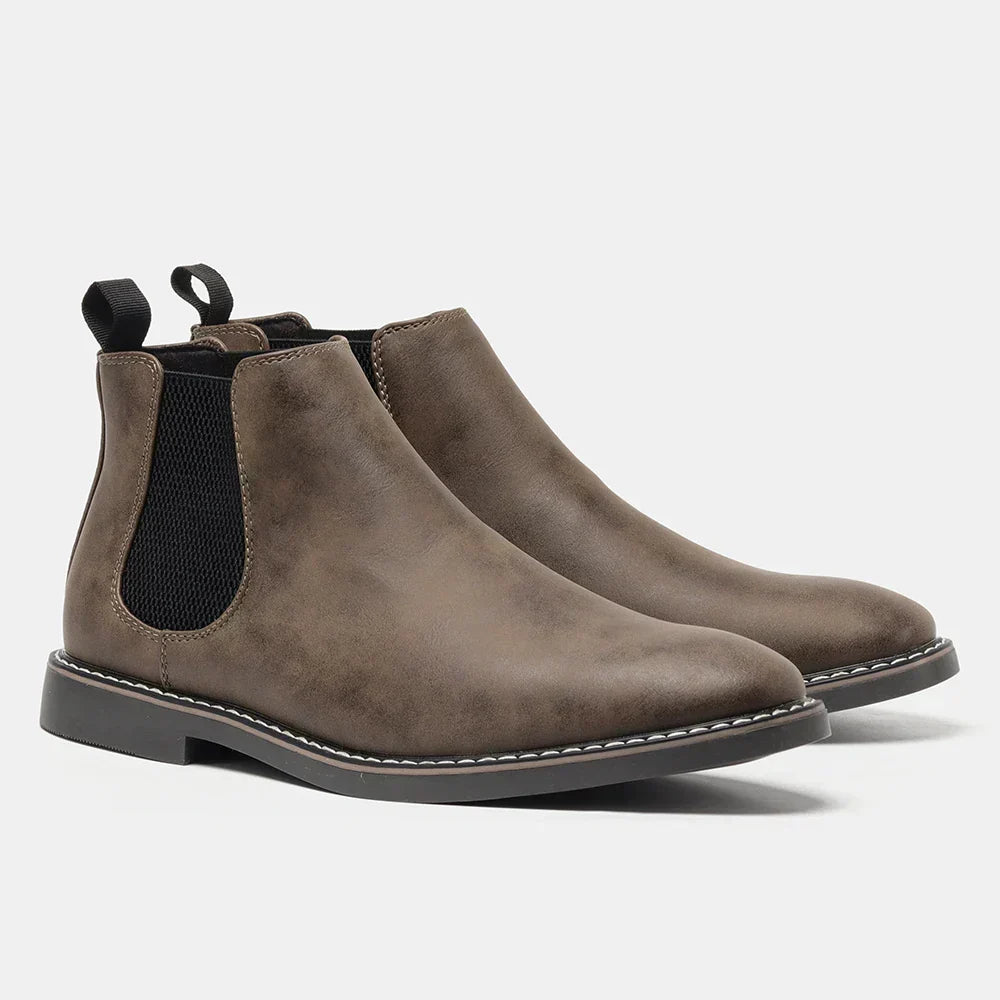 Men's Leather Chelsea Ankle Boots