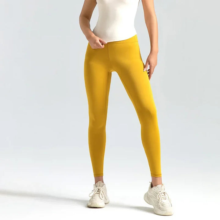 Women's Nylon High Waist Seamless Yoga Leggings Booty Lift Gym Tights