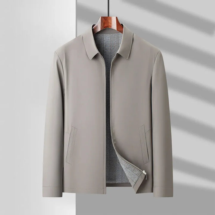 Men's Fleece Harrington Zipper Jacket
